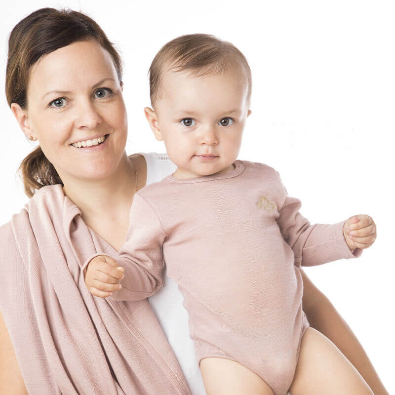 Baby Bodys aus Merinowolle von Woolrex