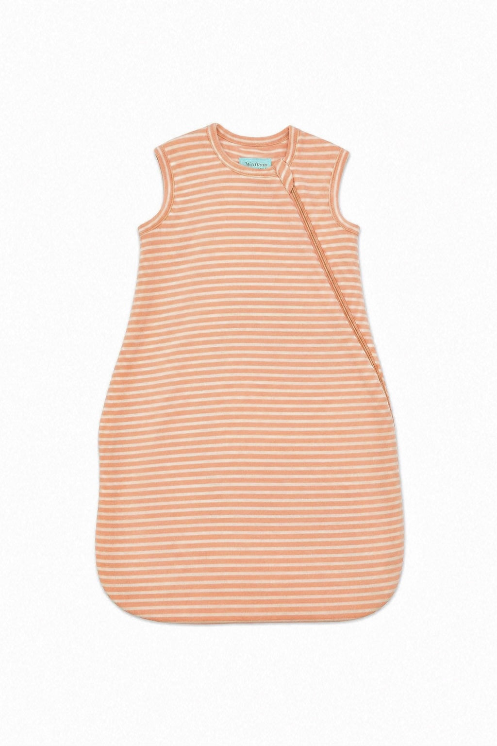 Woolrex Schlafsack apricot gestreift